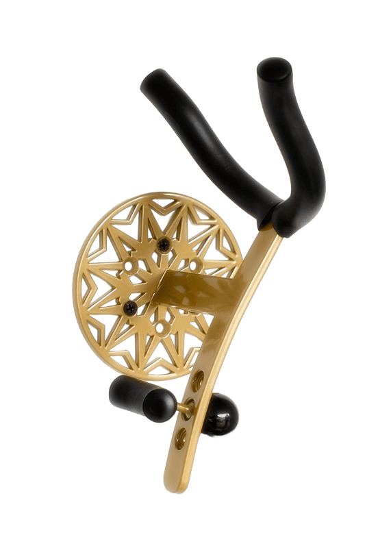 sax stand samba gold product pic of gold wall-mounted stand intricate design