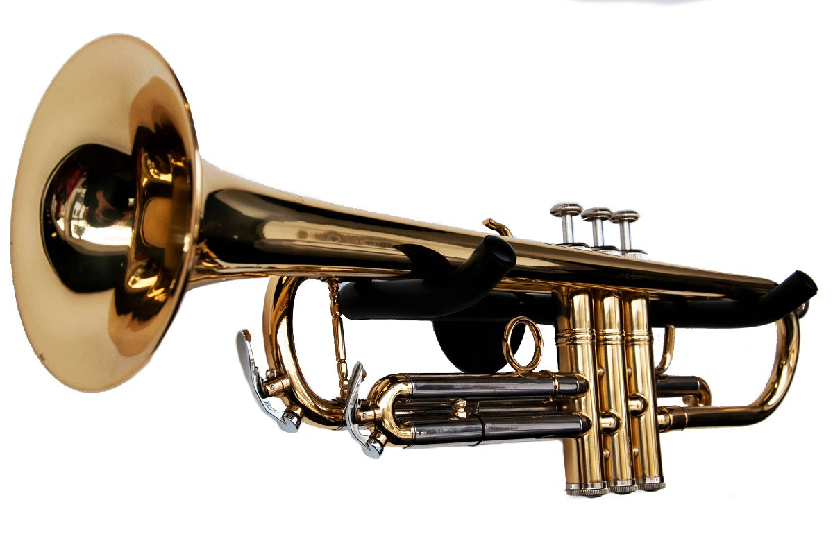 trumpet wallmounted stand woody by Locoparasaxo
