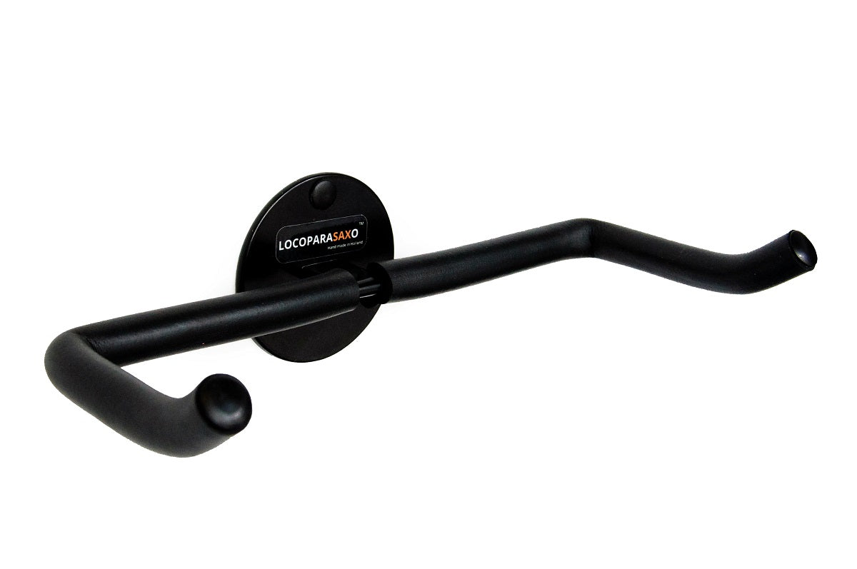 black  horizontal trumpet stand by locoparasaxo product photo