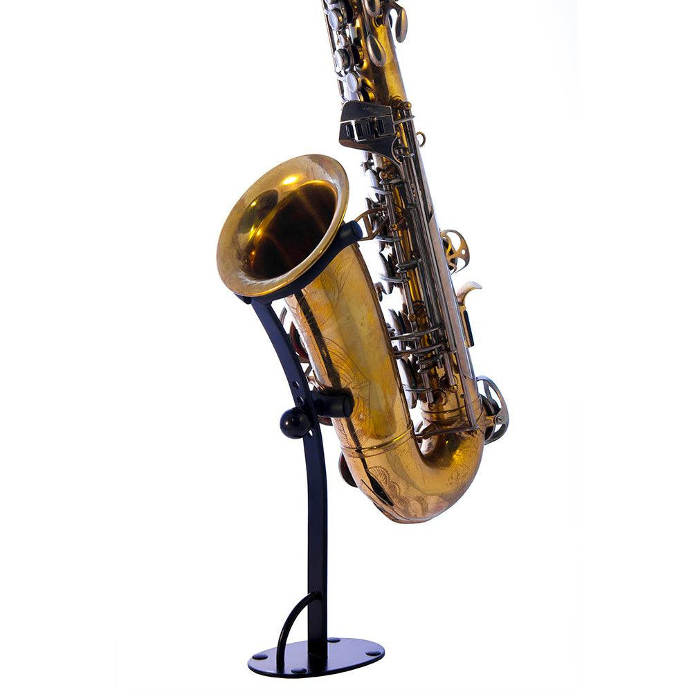 product pic exhibit desktop stand with Triumph alto saxophone  by Locoparasaxo