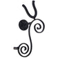 product picture of black saxophone stand for tenor close up on white backdrop